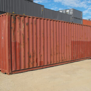 40’ HC USED CONTAINERS WITH CORROSION AND ROOF PATCHES