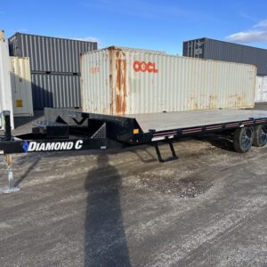 2024 Diamond C 8.5×22 7K Deckover Trailer w/Slide-In Ramps