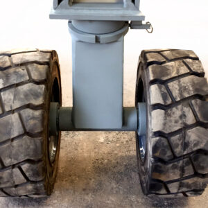 Outdoor Foam Filled Dual Container Wheel Castor